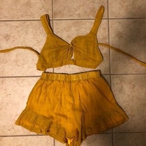 Yellow two piece set!